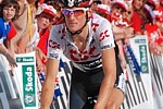 Frank Schleck am Ziel der f�nften Etappe der Tour de Suisse 2008